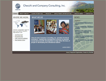 Tablet Screenshot of checchiconsulting.com